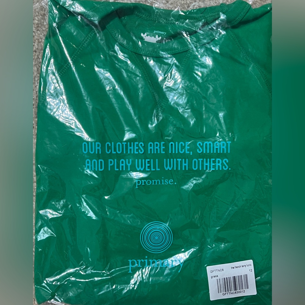 Primary Green Kids Shirt